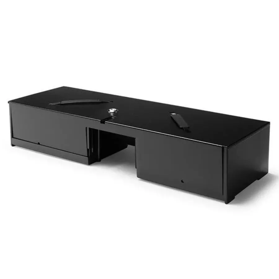 Einlegeschale Kassenladen FlipTop 8 Münzfächer + 6 Scheinfächer Inkl. Verschlussdeckel 448x153x90mm