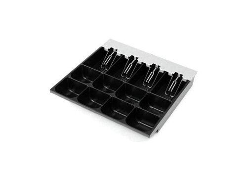  HorecaTraders Insert tray cash drawers 460 8 coin compartments + 4 banknote compartments 366x369x61mm 