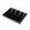 HorecaTraders Plateau de tiroir-caisse 415, 8 compartiments à pièces + 4 compartiments à billets, 35,6 x 32,2 x 6,4 cm
