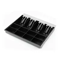 Einlegeboden Kassenlade 425 8 Münzfächer + 4 Scheinfächer 373x323x62mm