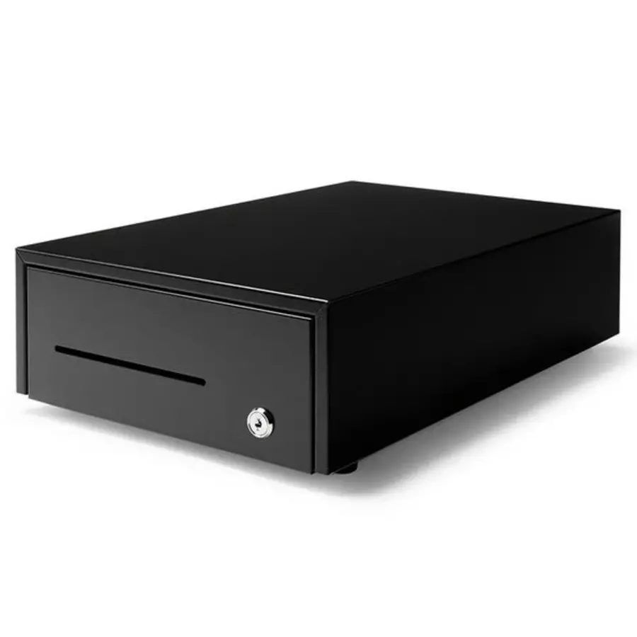 Kassenschublade HP-300 Schwarz 8 Münzfächer + 5 Scheinfächer Manuell 300x450x132mm