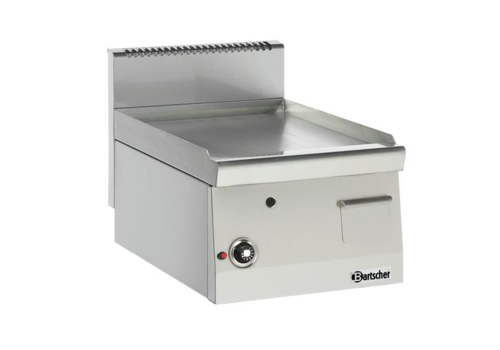  HorecaTraders Grillplatte Gas 600, B400 glatt 