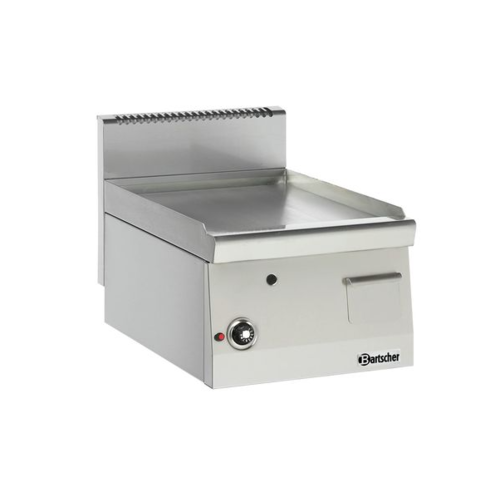 HorecaTraders Grillplatte Gas 600, B400 glatt 