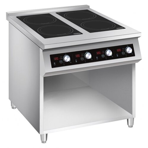  Combisteel Professional Induction hob 4 burners 4 x 3.5 kW 400 volt 800 x 700 x 900mm 
