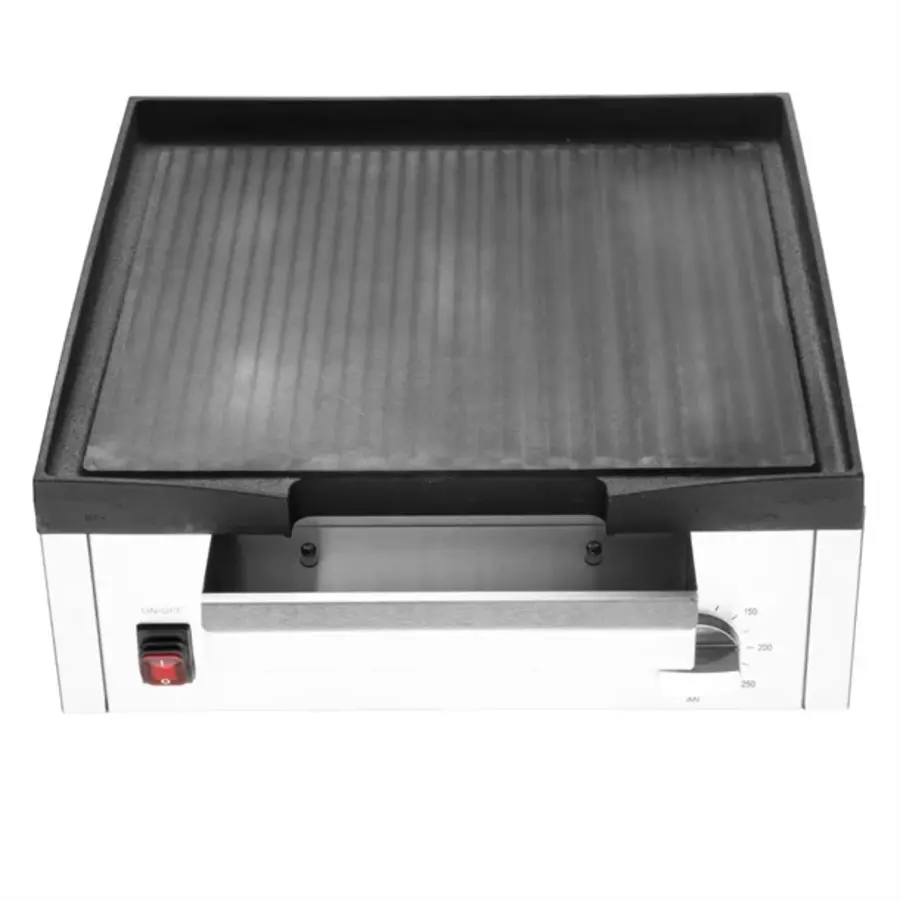 Plaque de cuisson de comptoir en fonte 1,8 kW 20,3 x 43 x 32 cm