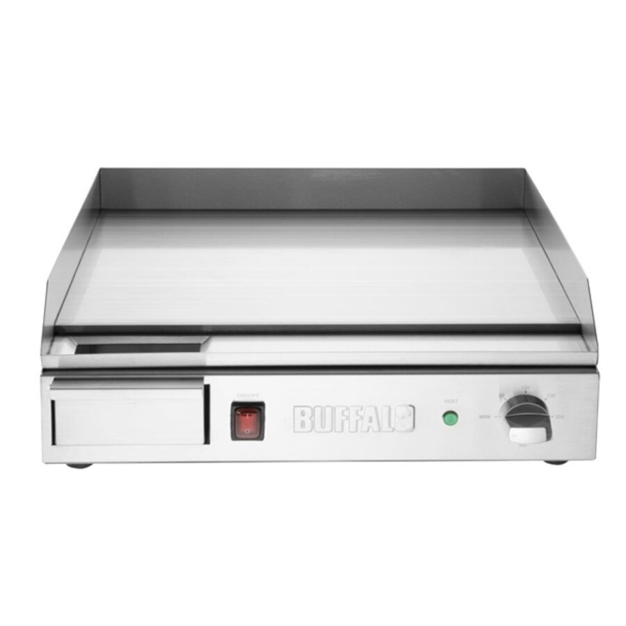Elektrische Grillplatte aus Edelstahl 20 x 52,5 x 46,5 cm