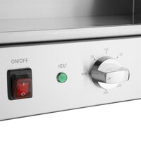 Plaque de cuisson électrique en acier inoxydable 20 x 52,5 x 46,5 cm