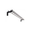 HorecaTraders Strip Horeca Garderobenständer Aluminium 18 Haken 6 x 20 x 180 cm