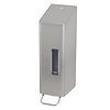 HorecaTraders Distributeur de savon 1200 ml en acier inoxydable 32,7 x 9,7 x 14,8 cm