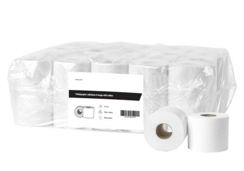  HorecaTraders Papier toilette cellulose 2 plis/400 feuilles 