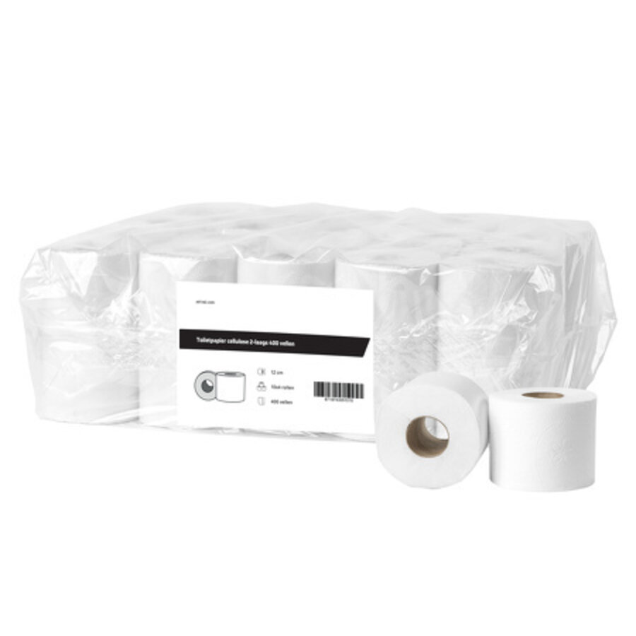 Toilettenpapier Zellstoff 2-lagig/400 Blatt