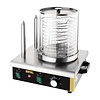 Buffalo Chauffe-hot-dog Buffalo avec 2 broches chauffantes 550W/230V. 2 chauffe-petits pains.