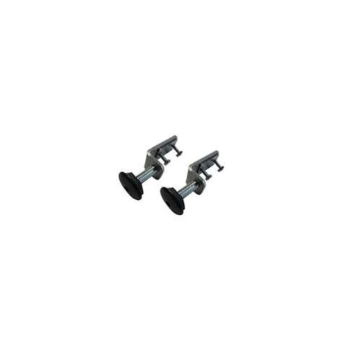  HorecaTraders Set of adjustable feet - 2pce/pck upright chromed wine rack 