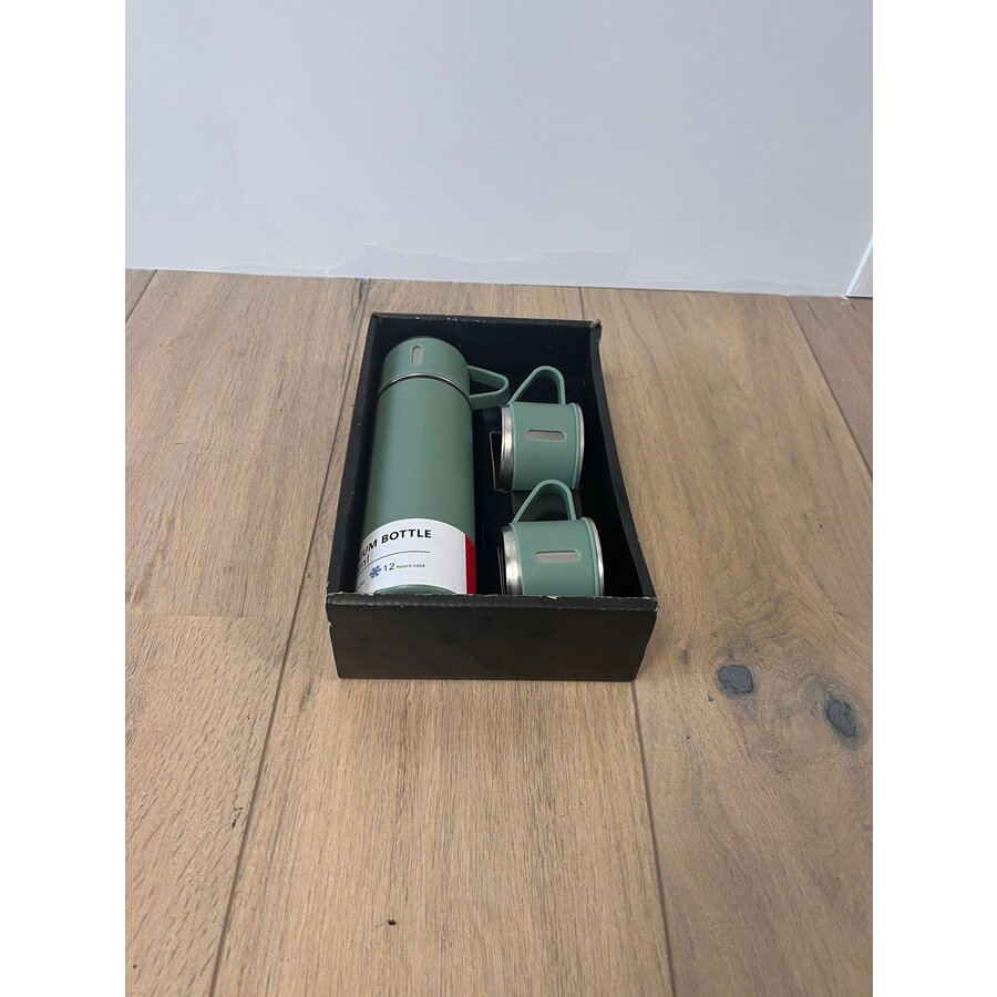 Bouteille thermos 1 litre verte OUTLET