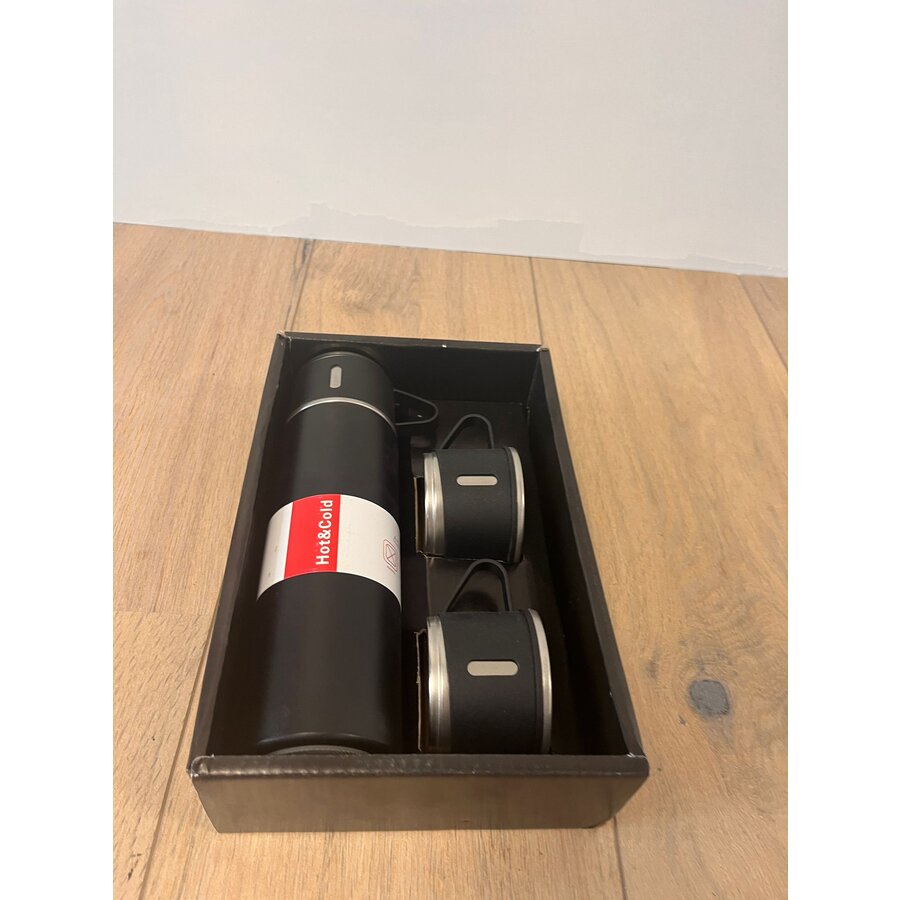 Thermoskanne 1 Liter schwarz OUTLET