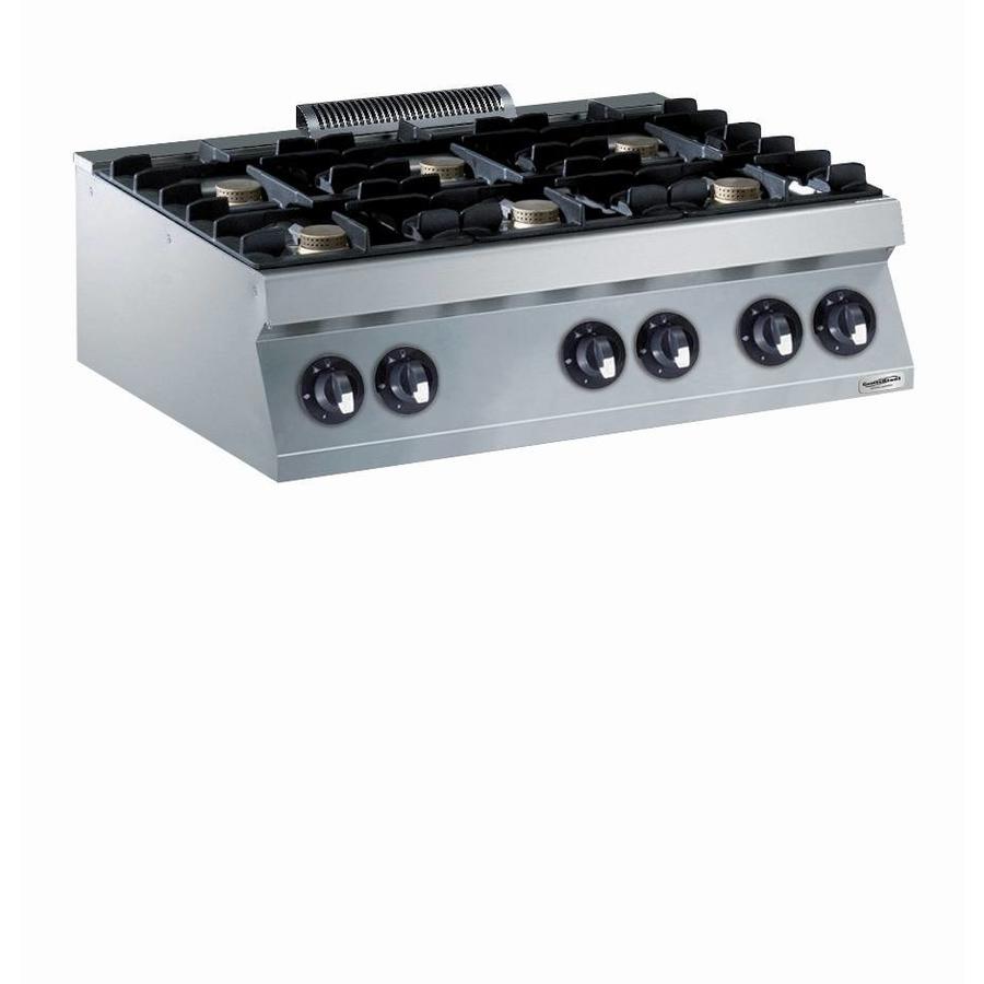 Professioneller Catering-Gasherd 22 kW | 6 Brenner