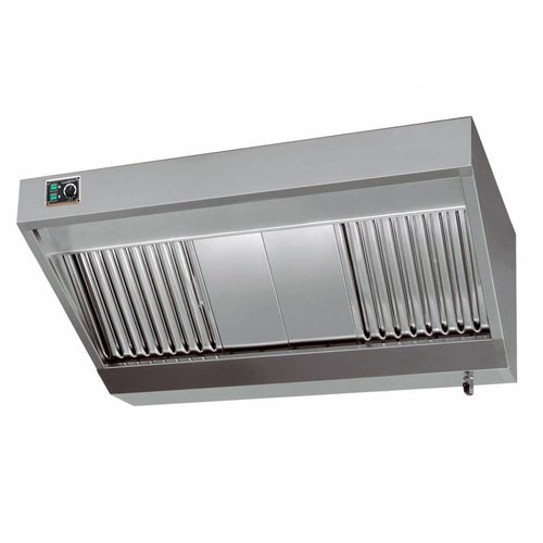  Combisteel Dunstabzugshaube mit Motor Edelstahl | 200x110x45cm 