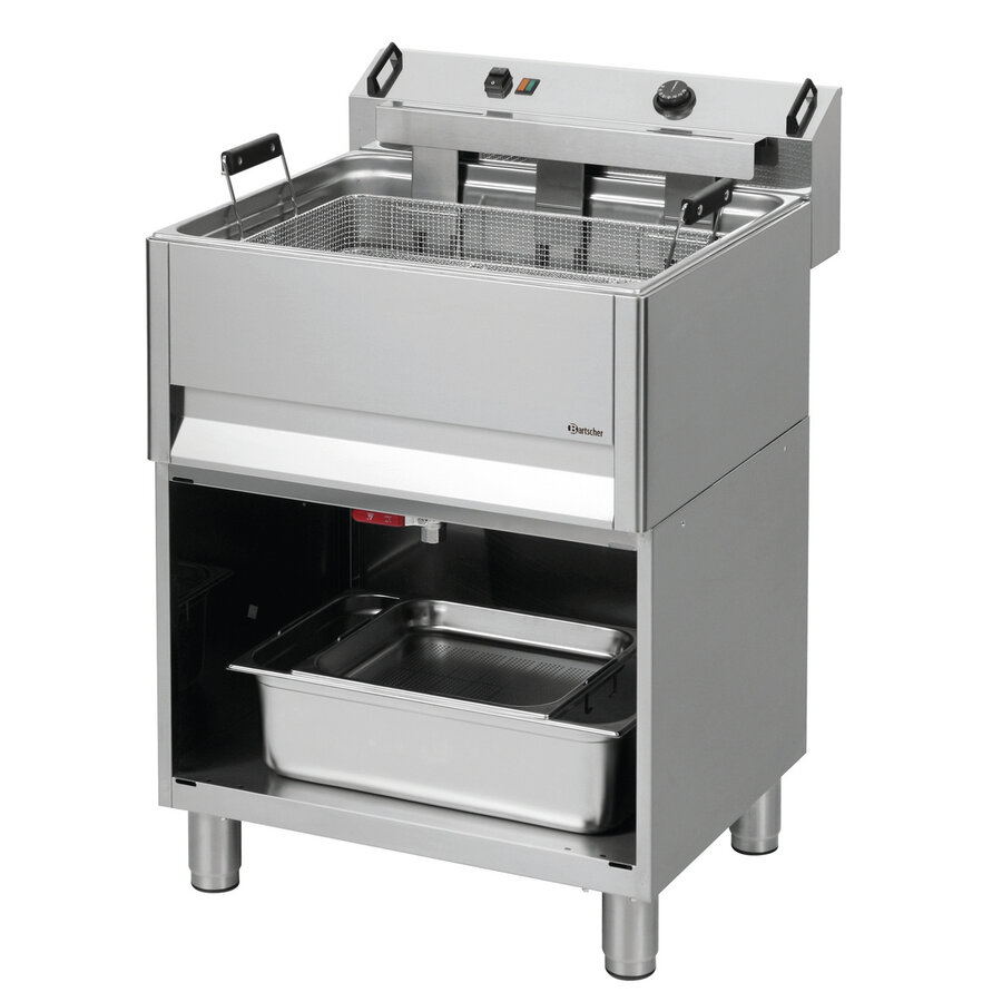 Bäckerei-Fritteuse 19,2 Liter 15 kW 660 x 650 x 980 mm