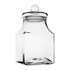 Bocal de conservation carré en verre 3,4 L