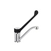 Saro Single-hole mixer tap with rotating lever W Ø50x D21.5 x H16.5-29cm.