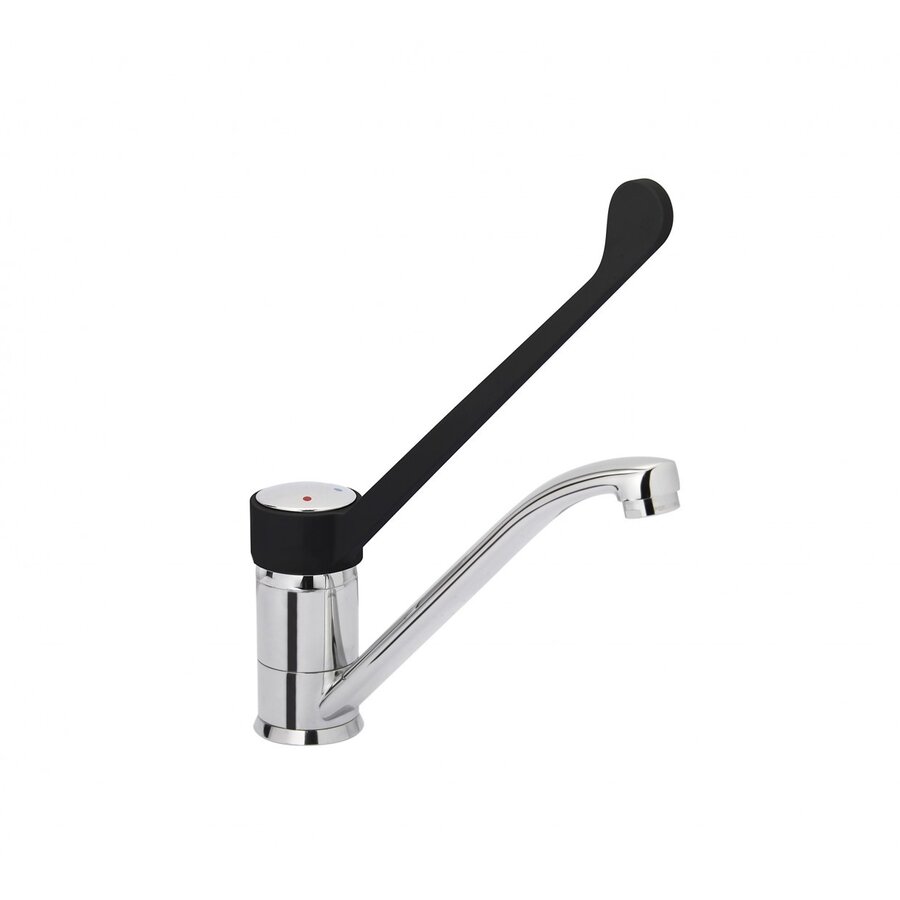 Einlochmischbatterie mit Drehhebel B Ø50 x T21,5 x H16,5-29cm.