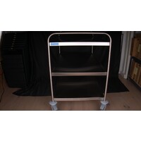 Edelstahl-Servierwagen 3 Tabletts 1095 x 695 x 964 mm OUTLET