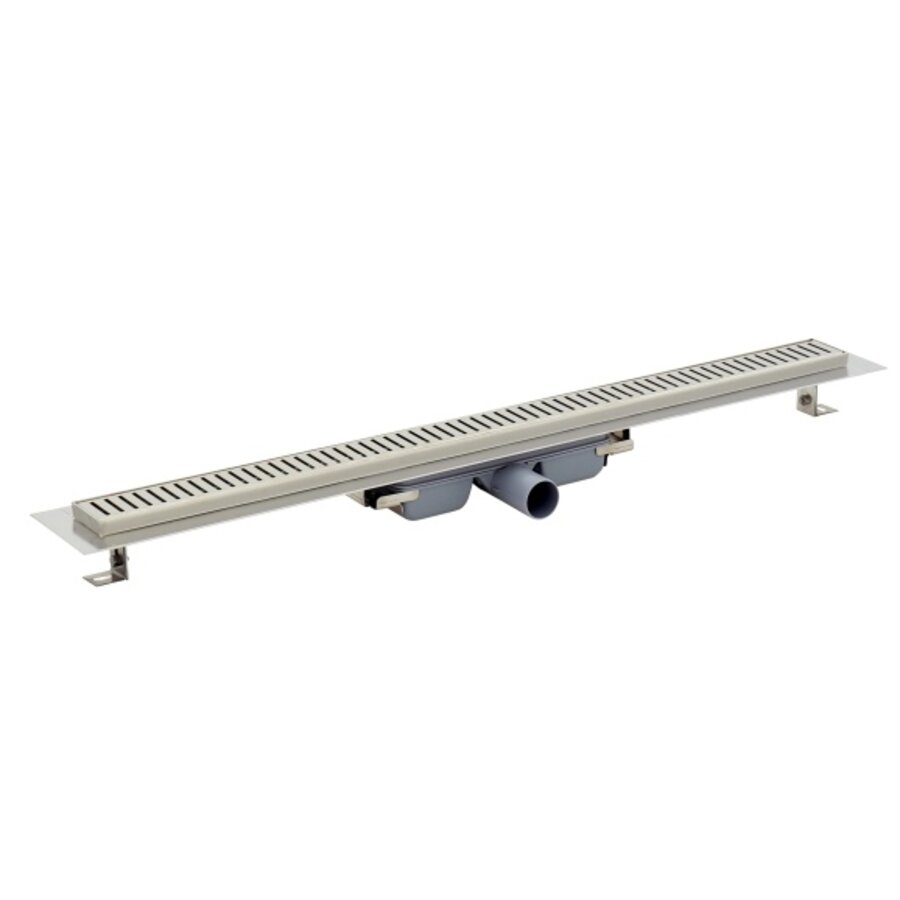 Caniveau de douche en acier inoxydable 850 x 60 mm 0,53 l/s
