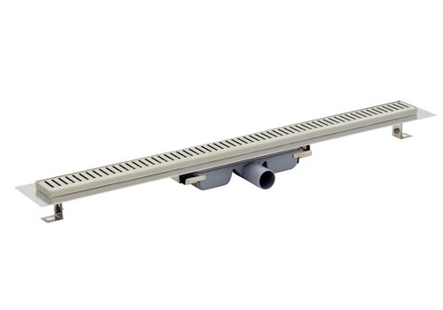  Aquaberg Caniveau de douche en acier inoxydable 950 x 60 mm 0,53 l/s 