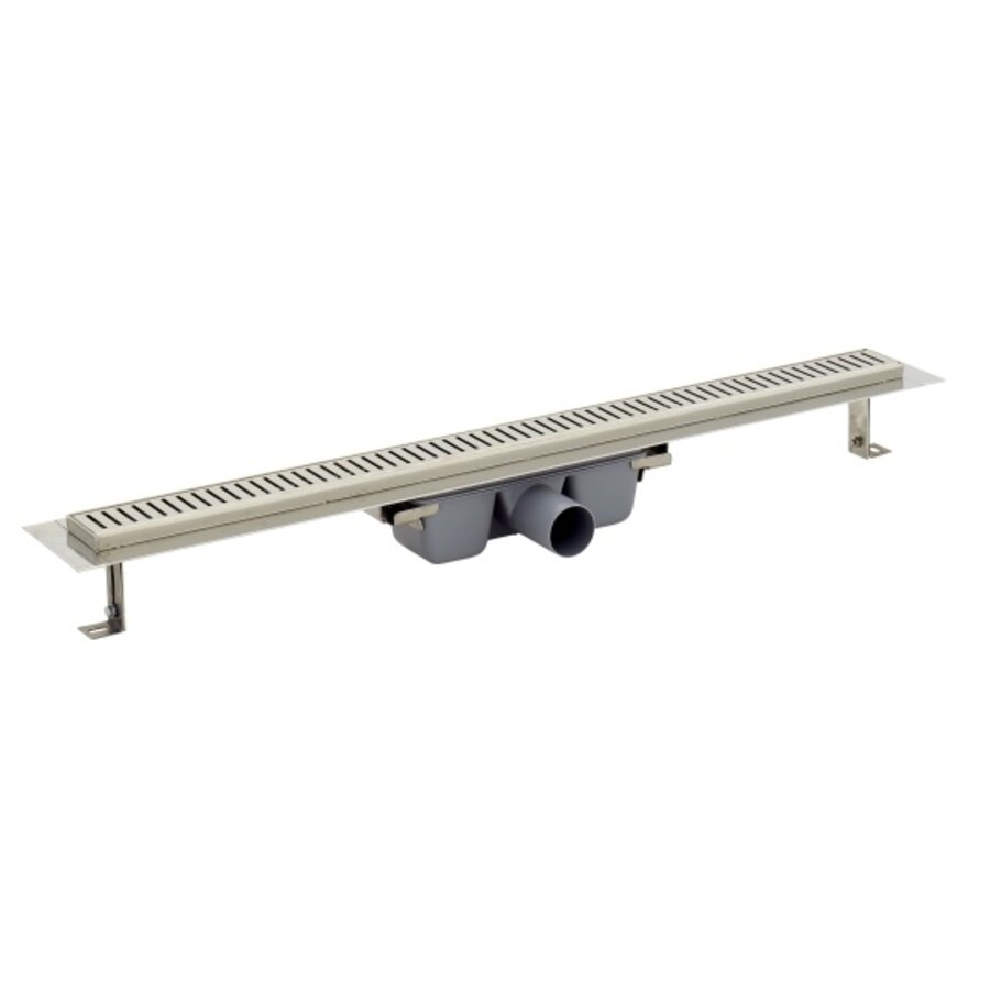 Caniveau de douche en acier inoxydable 950 x 60 mm 1,00 l/s - 1,15 l/s