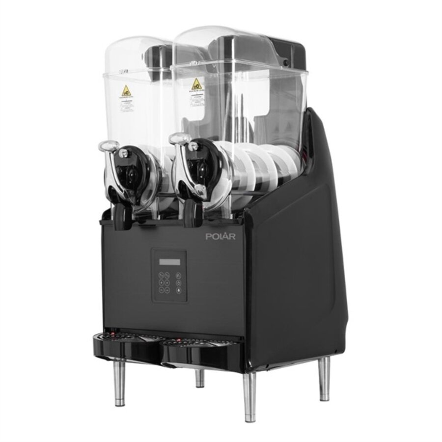 Machine à granité compatible à faible teneur en sucre et en alcool 2x 12Ltr