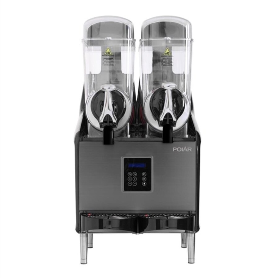 Machine à granité compatible à faible teneur en sucre et en alcool 2x 12Ltr