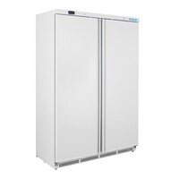 2 Deur Bedrijf koelkast 744 L RVS 185,3 x 121,5  x 58,5 cm