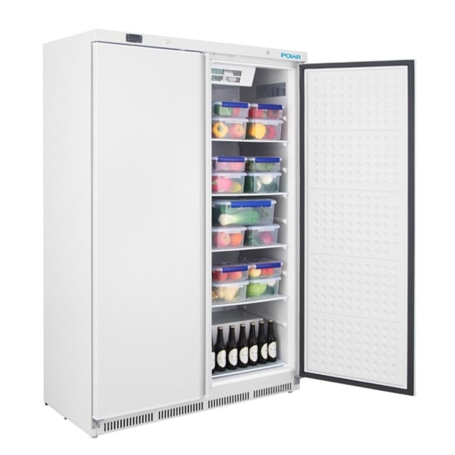 Réfrigérateur professionnel 2 portes 744 L Inox 185,3 x 121,5 x 58,5 cm