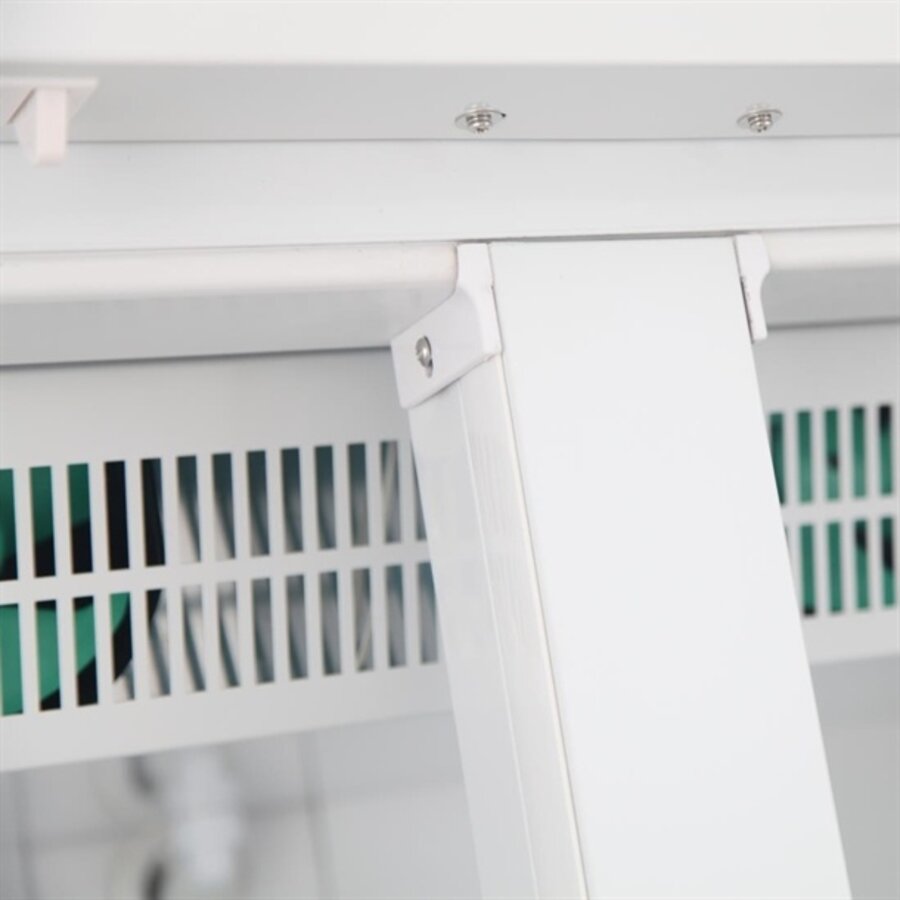 Réfrigérateur professionnel 2 portes 744 L Inox 185,3 x 121,5 x 58,5 cm