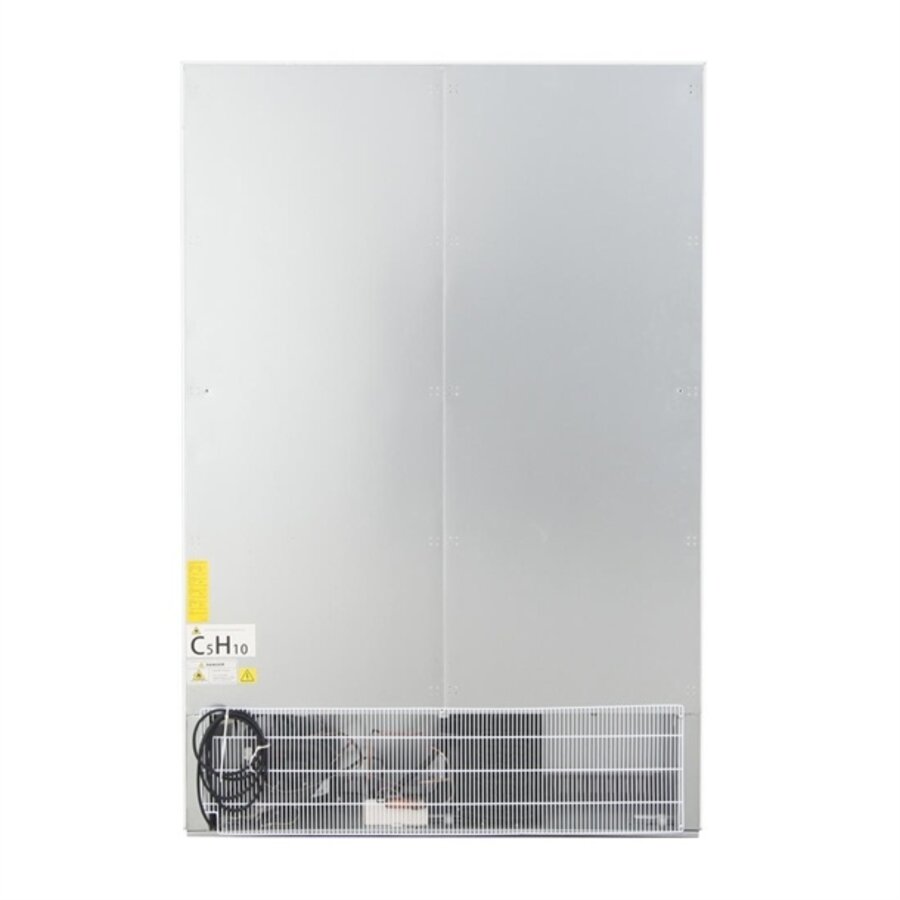 Réfrigérateur professionnel 2 portes 744 L Inox 185,3 x 121,5 x 58,5 cm
