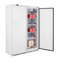 Congélateur professionnel 2 portes 744 L Inox 185,3 x 121,5 x 58,5 cm