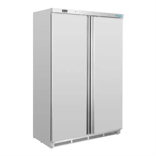  Polar Congélateur professionnel 2 portes 744 L Inox 185,3 x 121,5 x 58,5 cm 