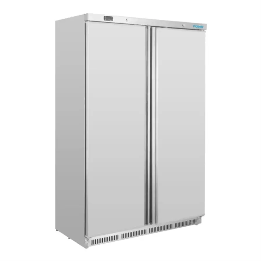 2-türiger Business-Gefrierschrank, 744 l, Edelstahl, 185,3 x 121,5 x 58,5 cm