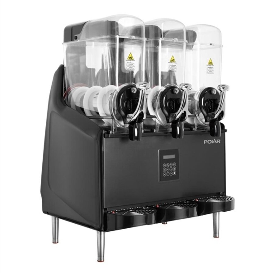 Machine à granité compatible à faible teneur en sucre et en alcool 3x 12Ltr