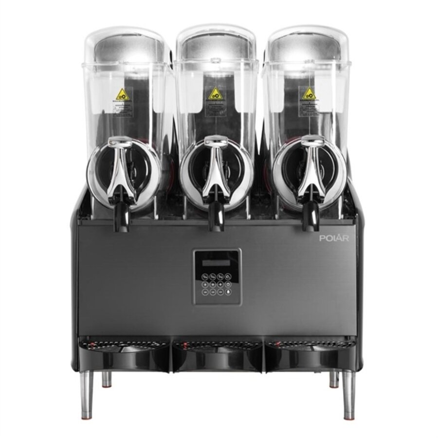 Machine à granité compatible à faible teneur en sucre et en alcool 3x 12Ltr