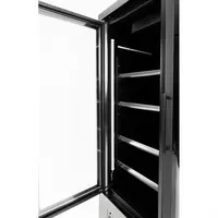 Réfrigérateur 2 portes vitrées noir 744 L 196,3 x 122 x 76,4 cm