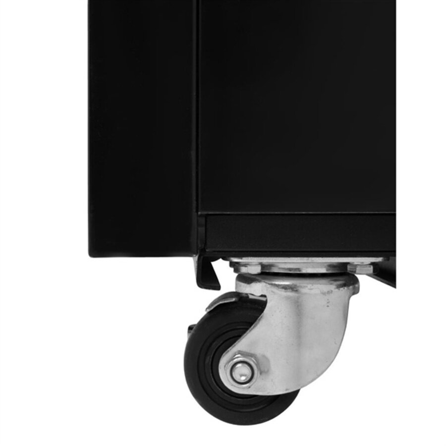 Réfrigérateur 2 portes vitrées noir 744 L 196,3 x 122 x 76,4 cm