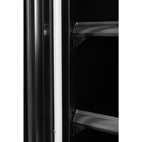 Réfrigérateur 2 portes vitrées noir 744 L 196,3 x 122 x 76,4 cm