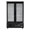Polar 2 Deur Glazen vriezer Zwart 744L 196,3x 122x 76,4cm