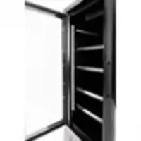 2 Deur Glazen vriezer Zwart 744L 196,3x 122x 76,4cm