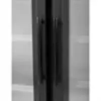 Gefrierschrank mit 2 Türen und Glas, Schwarz, 744 l, 196,3 x 122 x 76,4 cm