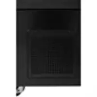 2 Deur Glazen vriezer Zwart 744L 196,3x 122x 76,4cm