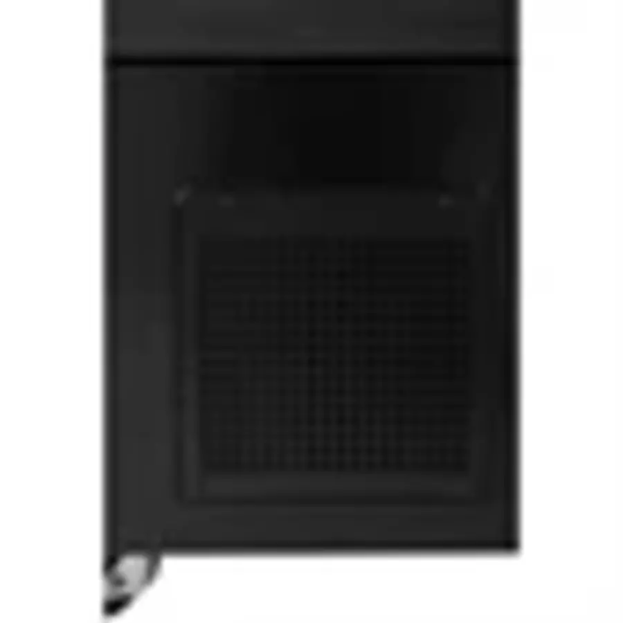 Gefrierschrank mit 2 Türen und Glas, Schwarz, 744 l, 196,3 x 122 x 76,4 cm