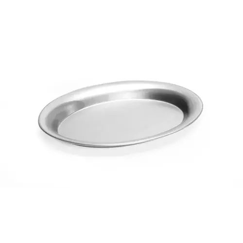  Hendi Plateau de service ovale en acier inoxydable 285x220mm 