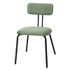 Bolero Bolero Fairfield chairs | dark walnut/green mix | (set 2)